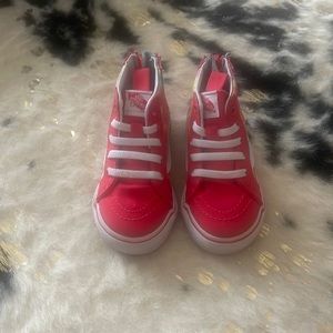 Zipper Vans.  Fruit patterned multicolor.